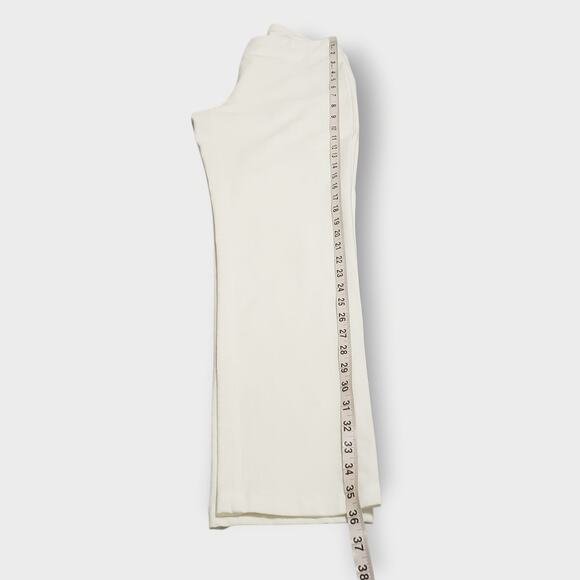 Eileen Fisher White Washable Crepe Viscose Pull On Ankle Pants Sz XS Casual - Picture 11 of 11